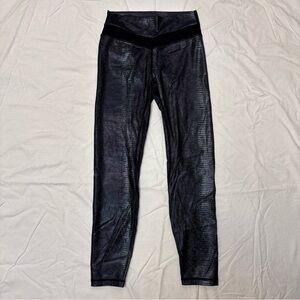 ZYIA Black Textured Leggings